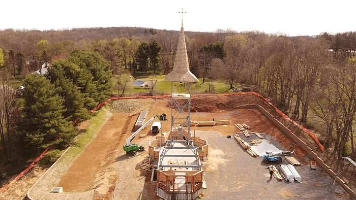 BEAUTIFUL WOODEN ROMANIAN CHURCH UNDER CONSTRUCTION OUTSIDE NEW YORK (+VIDEO)