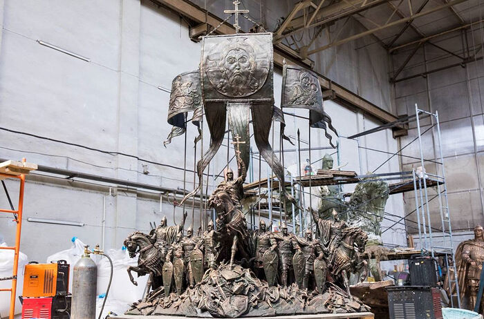 ПАМЯТНИК АЛЕКСАНДРУ НЕВСКОМУ И ДРУЖИНЕ ОТКРОЮТ НА БЕРЕГУ ЧУДСКОГО ОЗЕРА ОСЕНЬЮ