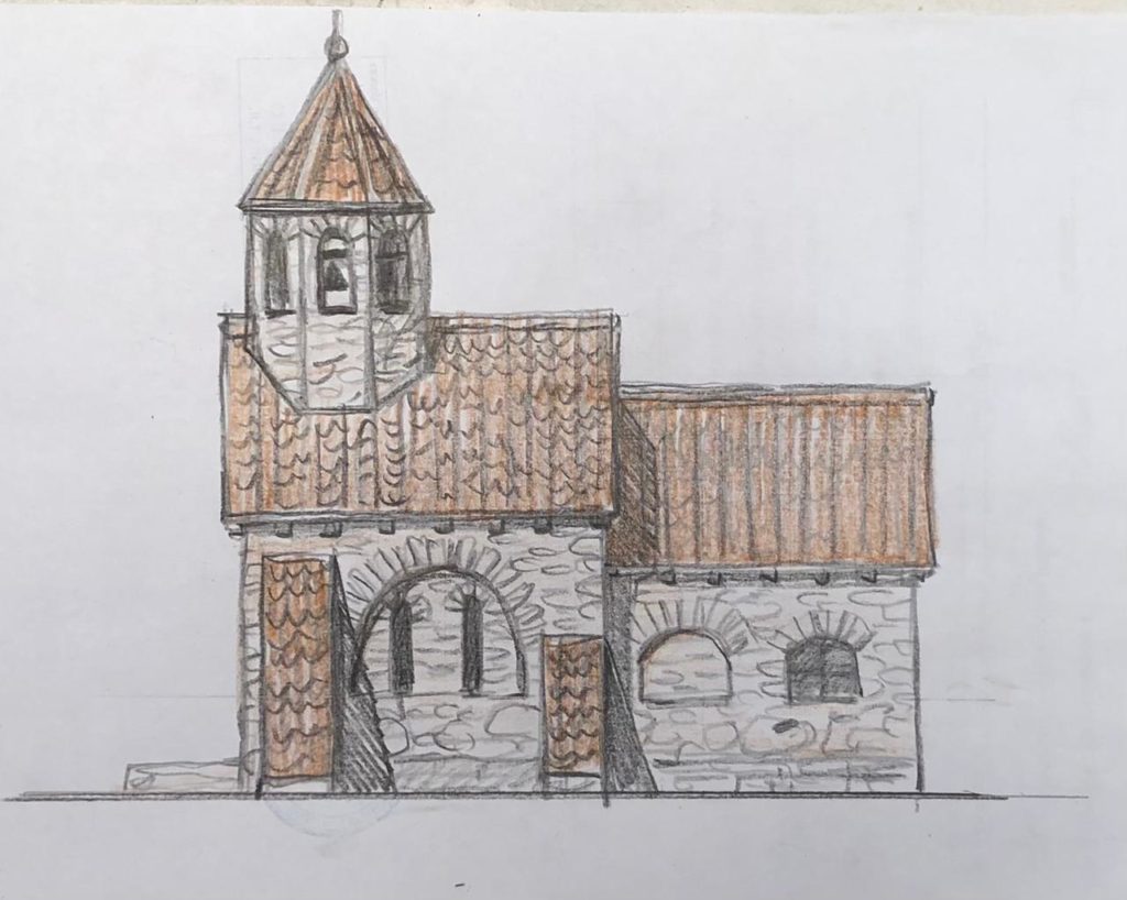 RUSSIA’S FIRST CHURCH OF ST. GABRIEL OF GEORGIA UNDER CONSTRUCTION