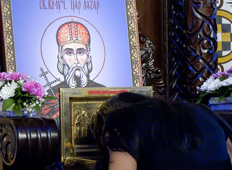 Мошти Светог кнеза Лазара у Теслићу