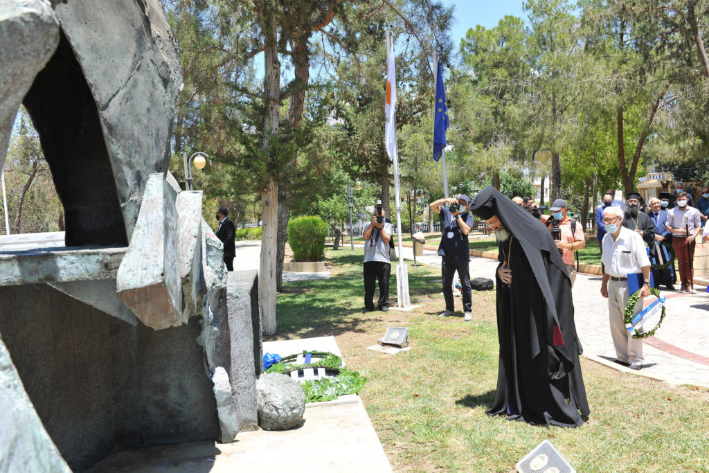 Τρισάγιο για τους μαχητές της Αντίστασης και πεσόντες κατά την Τουρκική εισβολή