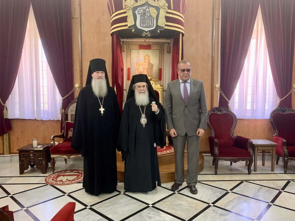 Посол России в Израиле встретился с Предстоятелем Иерусалимской Церкви