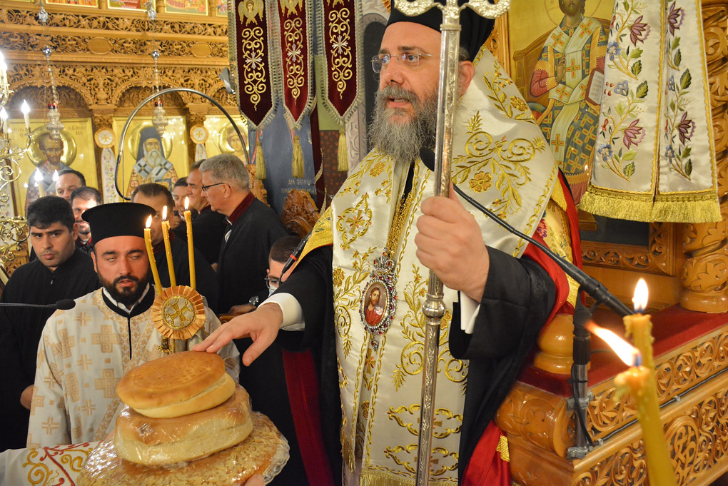 Ο Μητροπολίτης Τρίκκης στον Ι.Ν. Αγίας Μαρίνας Άνω Τούμπας