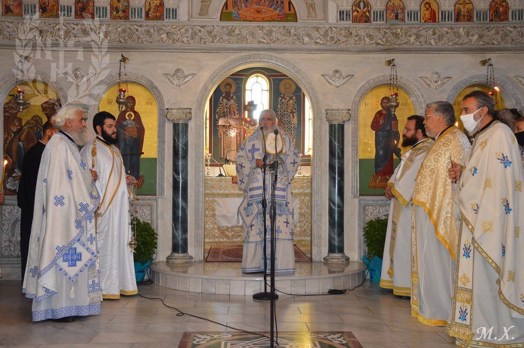 Ο Μητροπολίτης Νεαπόλεως στον πανηγυρίζοντα Ι.Ν. Προφήτη Ηλία Ηλιουπόλεως