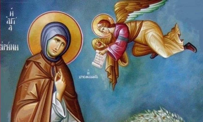 Ο αγώνας προσευχής της Αγίας Ειρήνης Χρυσοβαλάντου