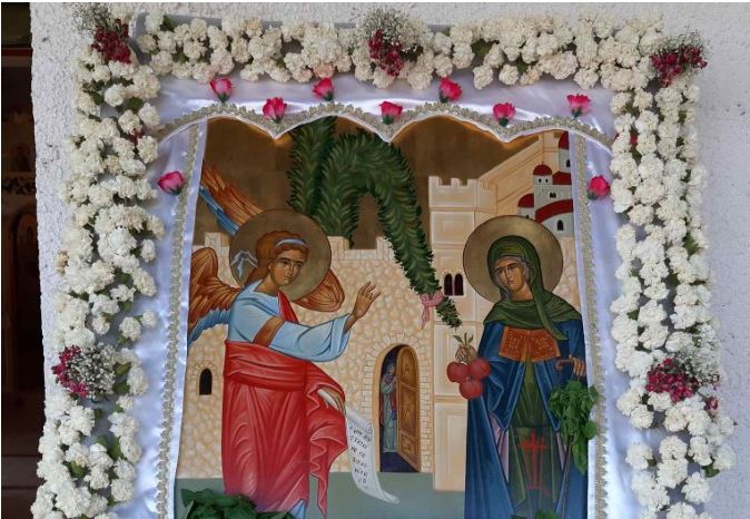 Ο Μητροπολίτης Θεσσαλιώτιδος στο παρεκκλήσι Κρύας Βρύσης