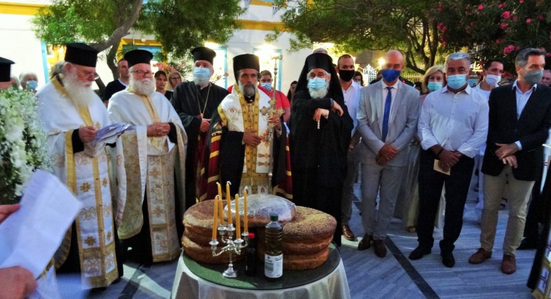 Μνήμη της Αγίας Μαρίνας στην ομώνυμη ενορία της Λέρου