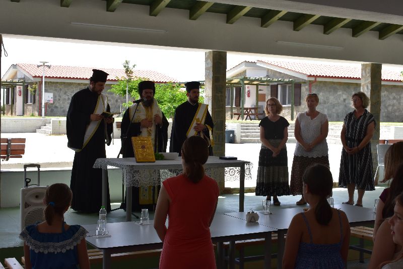 Αγιασμός στις κατασκηνώσεις της Μητροπόλεως Μαρωνείας και Κομοτηνής