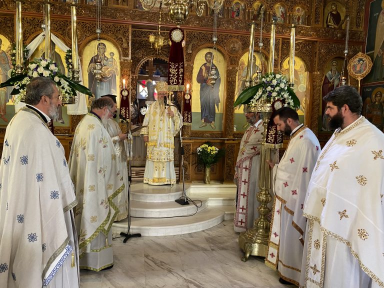 Ο Μητροπολίτης Κυδωνίας στη μνήμη της Αγίας Παρασκευής