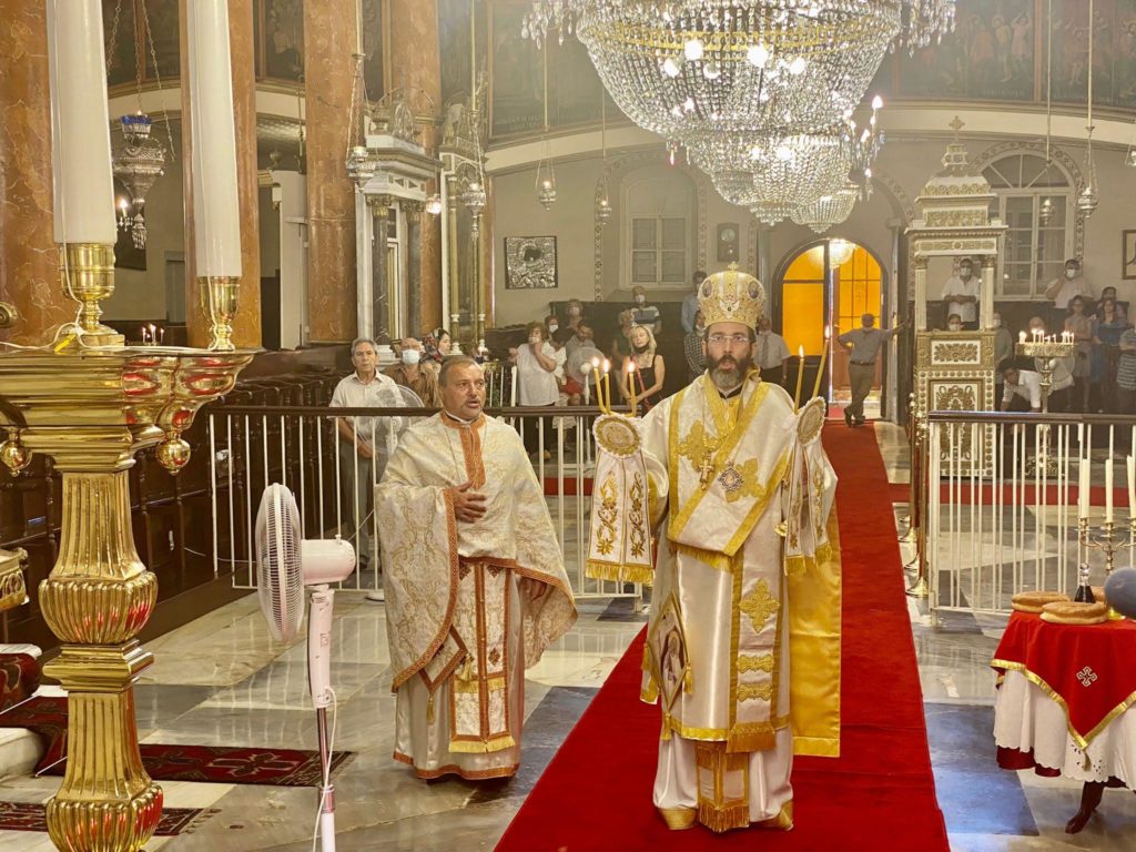 O Μητροπολίτης Σαράντα Εκκλησιών στον Προφήτη Ηλία Σκουτάρεως