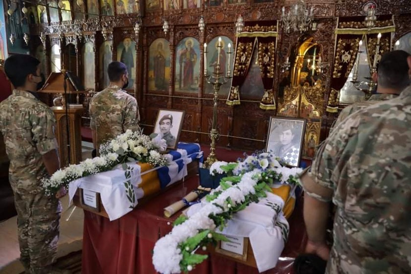 Tιμή σε αναγνωρισθέντες πεσόντες της Τουρκικής εισβολής