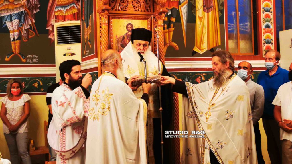 Ο Μητροπολίτης Νεκτάριος στον Προφήτη Ηλία Βιβαρίου Αργολίδας