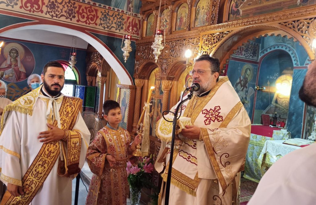 Ο Μητροπολίτης Μεσσηνίας στη εορτή της Αγίας Θεοπρομήτορος