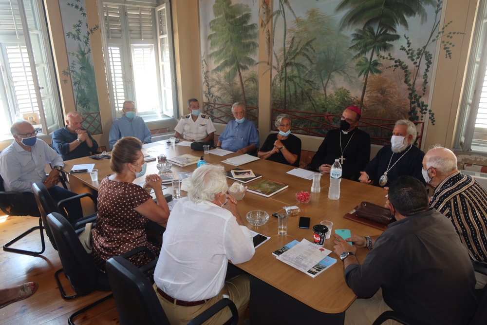 Ο Μητροπολίτης Σύρου στην συνάντηση των Ιδρυτικών Μελών του “Κέντρου Ναυτικής Παράδοσης Σύρου”
