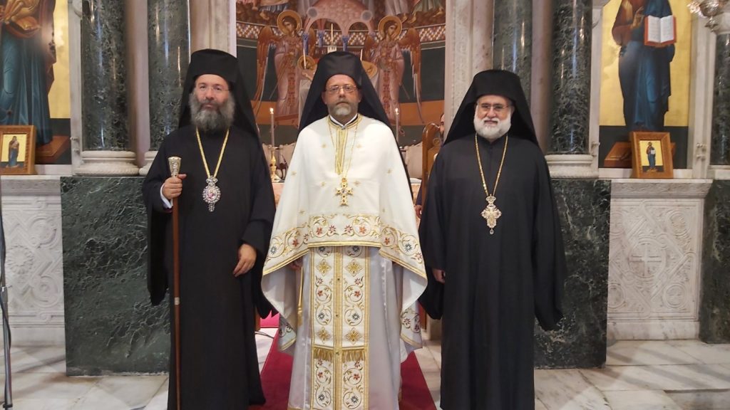 Ο Μ. Πρωτοσύγκελλος Θεόδωρος στον Μητροπολιτικό Ναό Αγίου Μηνά Ηρακλείου