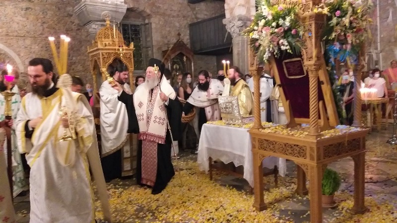 ΧΑΛΚΙΔΑ: Προεόρτια ιερά αγρυπνία για την Πολιούχο Αγία Παρασκευή