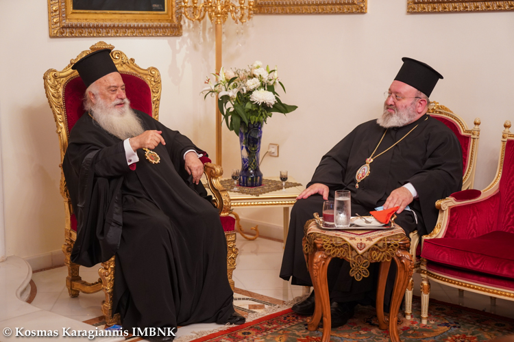 Ο Μητροπολίτης Μαργκβέτι και Ουμπίσα στον Μητροπολίτη Βεροίας