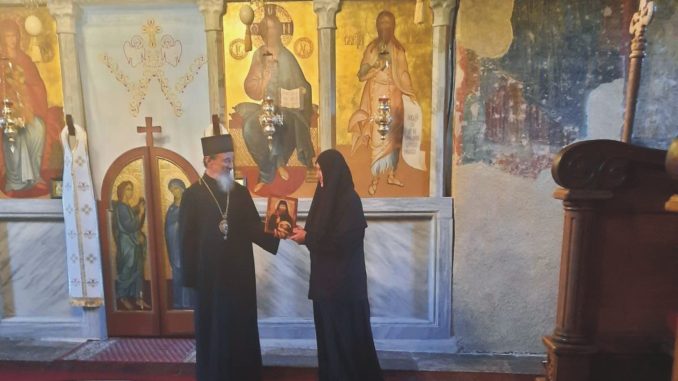 Икона Светог преподобномученика Харитона у милешевској светињи