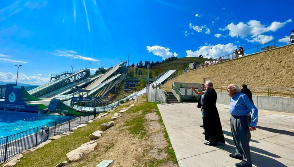 Archbishop Elpidophoros Visits home of the 2002 Olympics in Utah