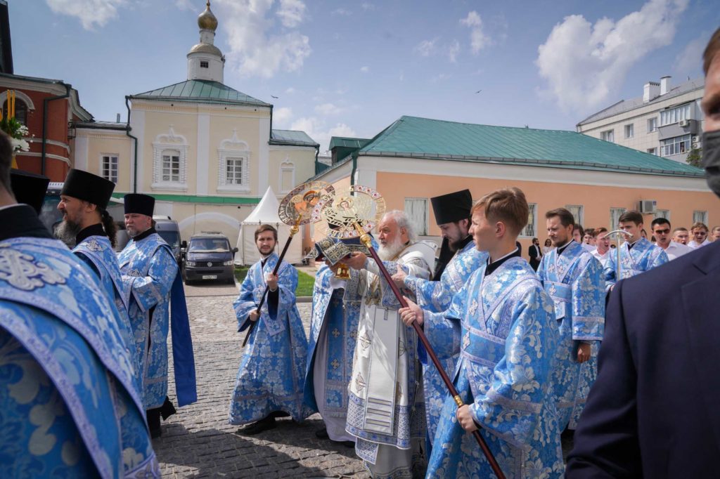 Слово Святейшего Патриарха Кирилла после Литургии в соборе Казанской иконы Божией Матери г. Казани