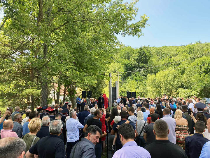 У Виницкој код Берана откривен споменик капетану Лексу Саичићу