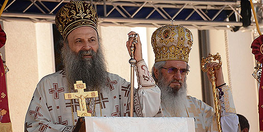 Serbian Patriarch Porfirije visits Diocese of Sumadija