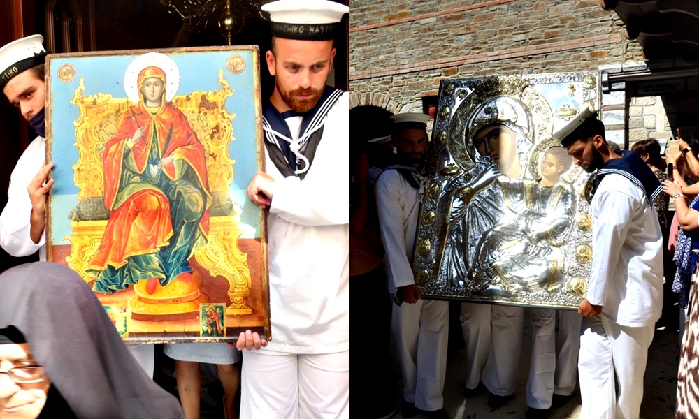 Λιτάνευσαν την Παναγία Παραμυθία και την Αγία Μαρίνα