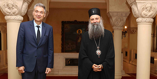 Патријарх српски примио Амбасадора Бугарске