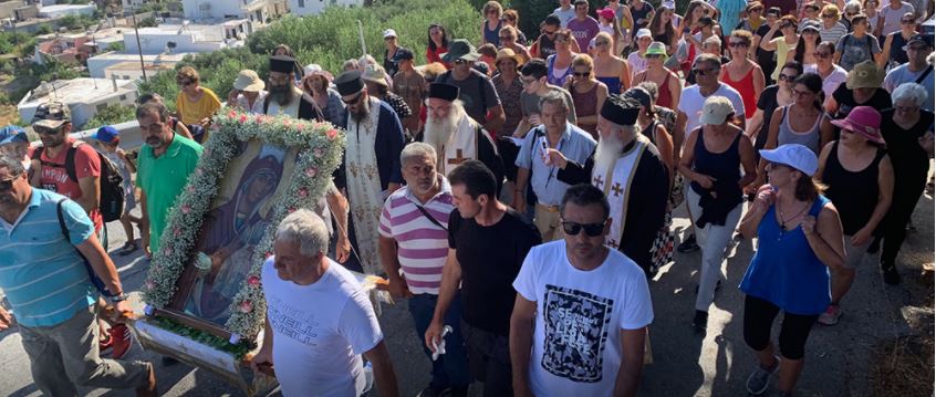 Ματαιώνεται η λιτανεία της Παναγίας Φανερωμένης στον Τράχηλα Σητείας