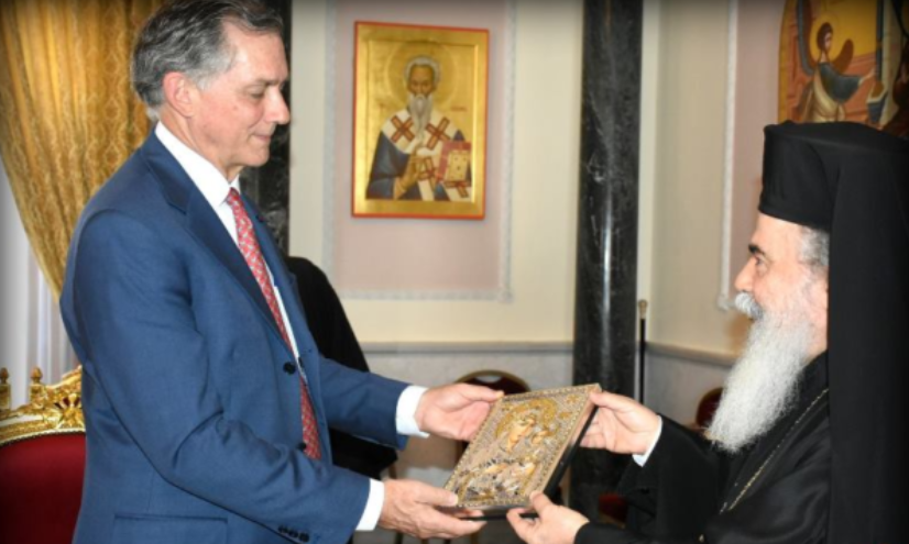 عضو الكونغرس الأمريكي فرينش هيل يزور البطريركية