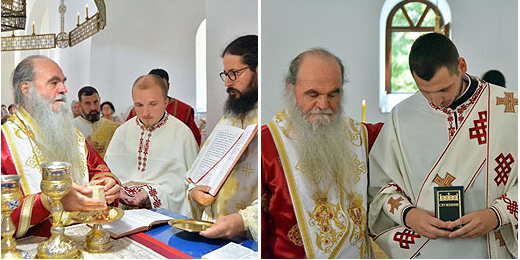 Архијерејска Литургија и рукоположење у манастиру Грабову