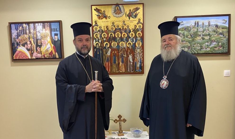 Ο Μητροπολίτης Προύσης στα γραφεία και στον Ρ/Σ της Ι.Μ. Κυδωνίας