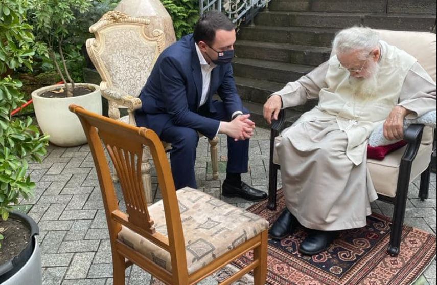 Συνάντηση Πατριάρχη Γεωργίας με τον Πρωθυπουργό Γκαριμπασβίλι