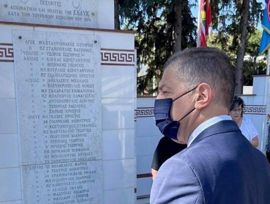 Α. Στεφανής: “Φόρος τιμής σε όσους αγωνίστηκαν για την ελευθερία της Κύπρου”