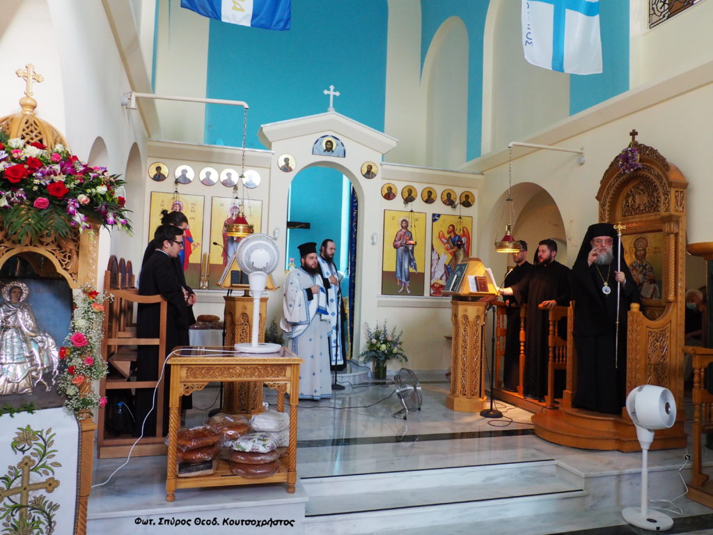 Ο Μητροπολίτης Κηφισίας χοροστάτησε στον Εσπερινό της Αγίας Μαρίνας Μελισσίων