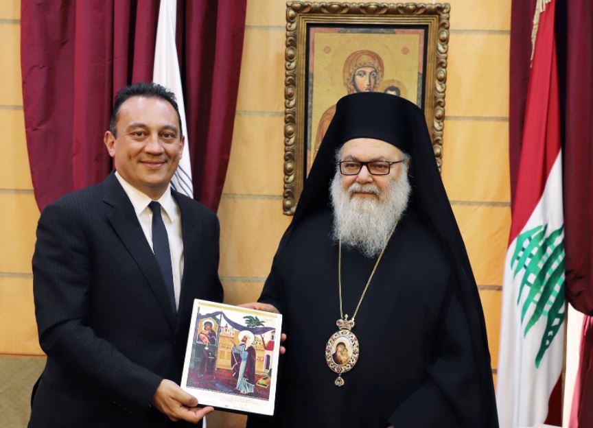 Στον Πατριάρχη Αντιοχείας ο Κώστας Βλάσης