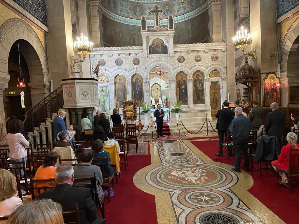 Η ομογένεια της Γαλλίας τίμησε τα θύματα της τουρκικής εισβολής