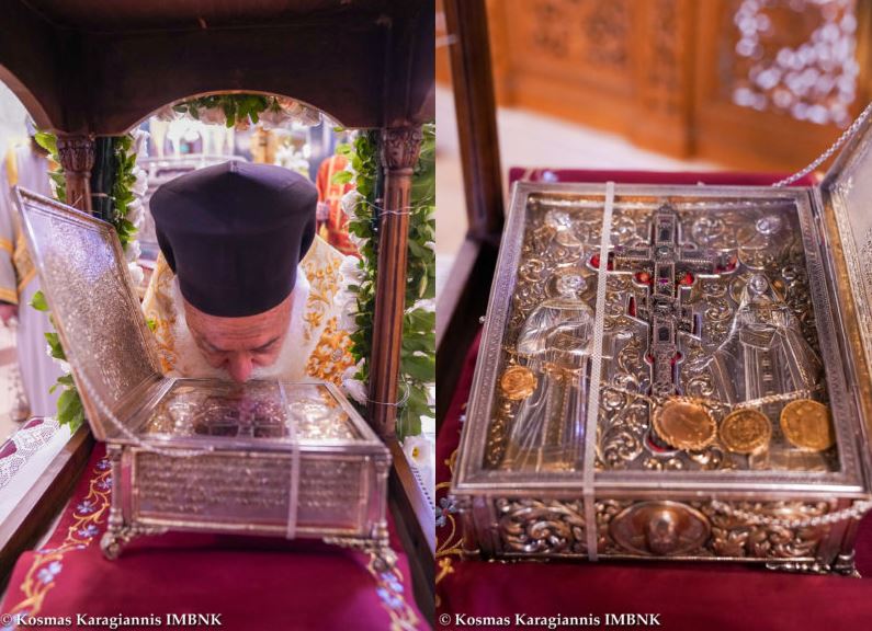 Υποδέχτηκαν τον Τίμιο Σταυρό από το Προσκύνημα της Σουμελά