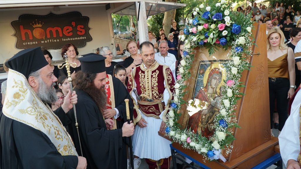 Υποδοχή Ιερά Εικόνας της Παναγίας “Η Πάντων Ελπίς”