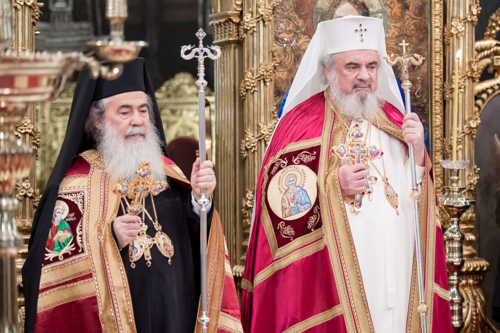 Congratulatory message by Patriarch of Jerusalem Theophilos III to Patriarch of All Romania Daniel