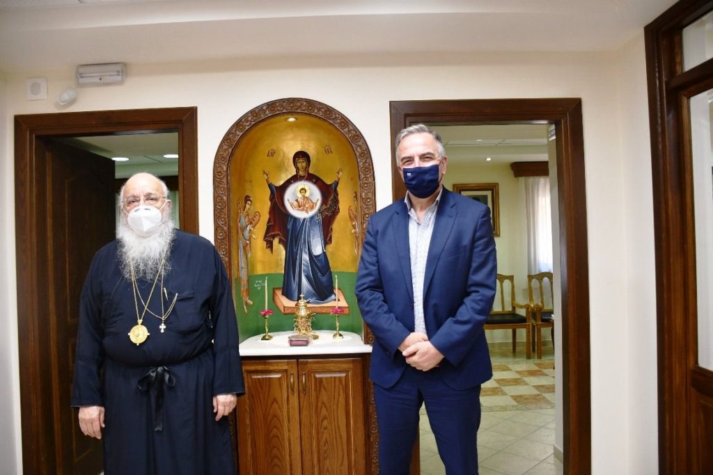 Στον Μητροπολίτη Κασσανδρείας ο Υφυπουργός Εσωτερικών