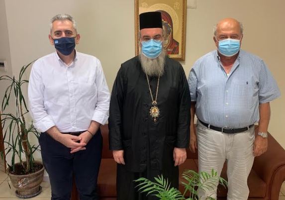 Επίσκεψη Γενικού Γραμματέα ΔΣΟ στον Μητροπολίτη Κισάμου