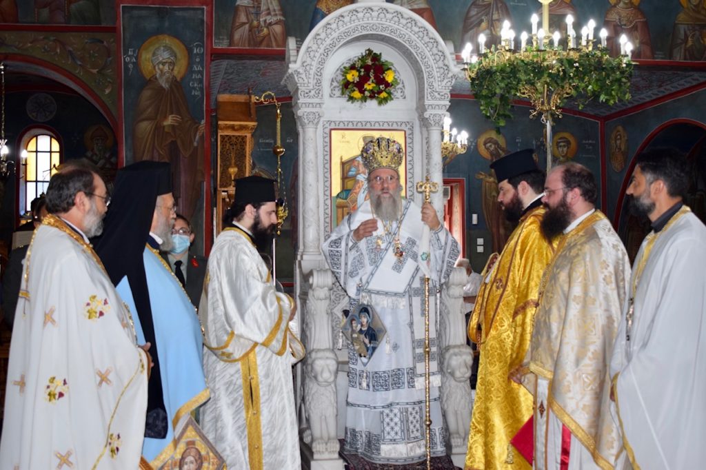 Ο Επίσκοπος Ανδρούσης στη πανήγυρη των Αγίων Αναργύρων