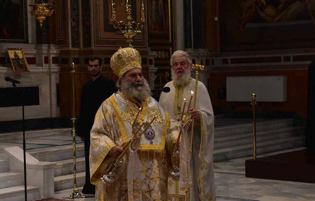 Στον Καθεδρικό Ναό Αθηνών ο Μητροπολίτης Μάνης