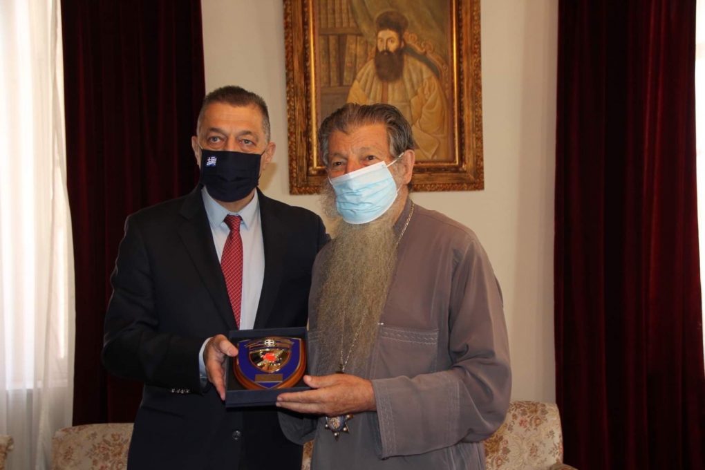 Με τους Μητροπολίτες της Λέσβου συναντήθηκε ο ΥΦΕΘΑ