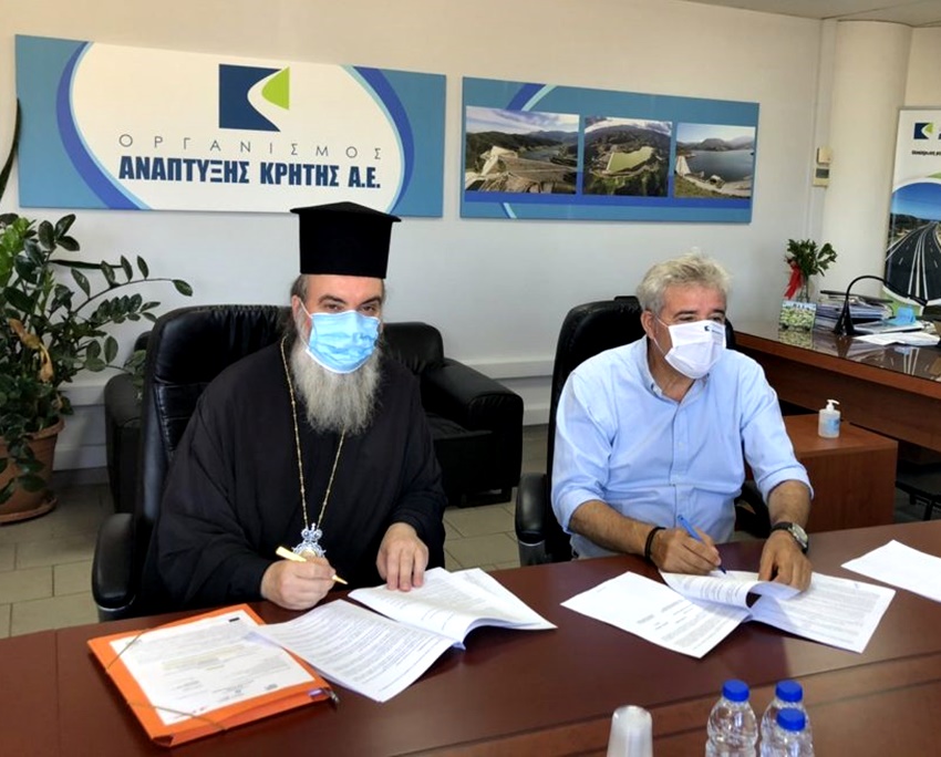 Ανακαινίζεται τμήμα της Ι. Μονής Παρθενώνος στην Κίσαμο