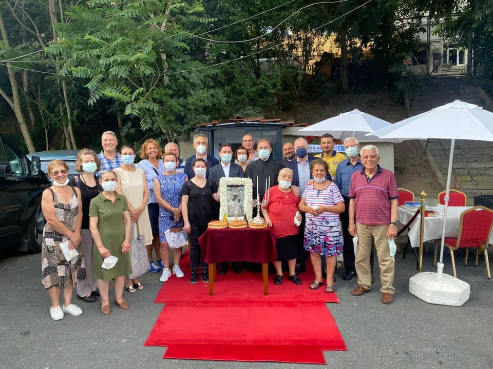 Στο ιστορικό Αγίασμα της Παναγίας Βλαχερνών Μ. Ρεύματος