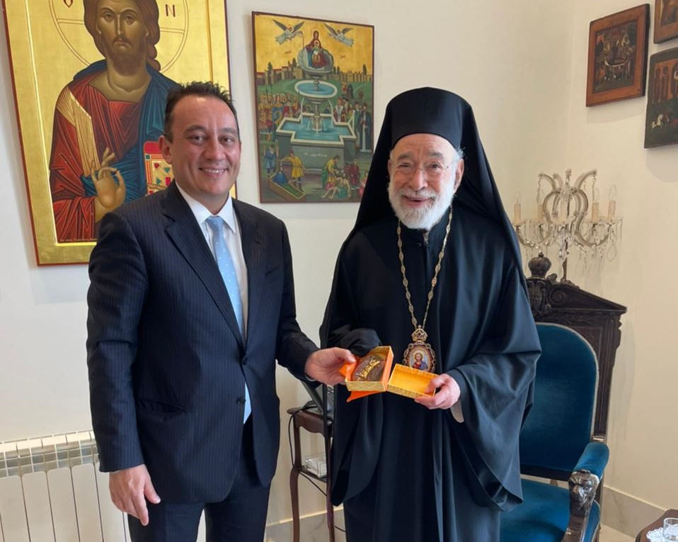 Συνάντηση του Υφυπουργού με τον Μητροπολίτη Βηρυττού