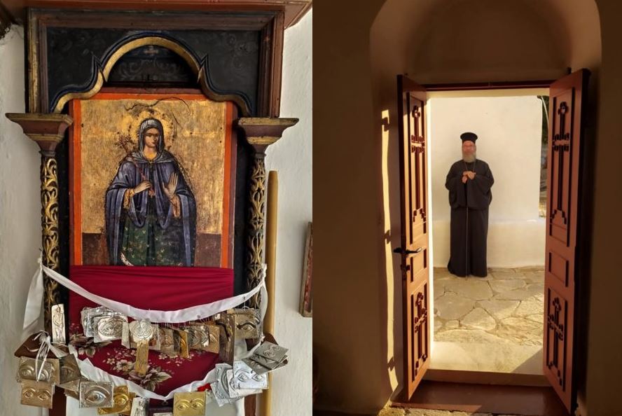 Ο Σεβασμιώτατος στο Ιερό Εξωκκλήσι της Αγίας Παρασκευής