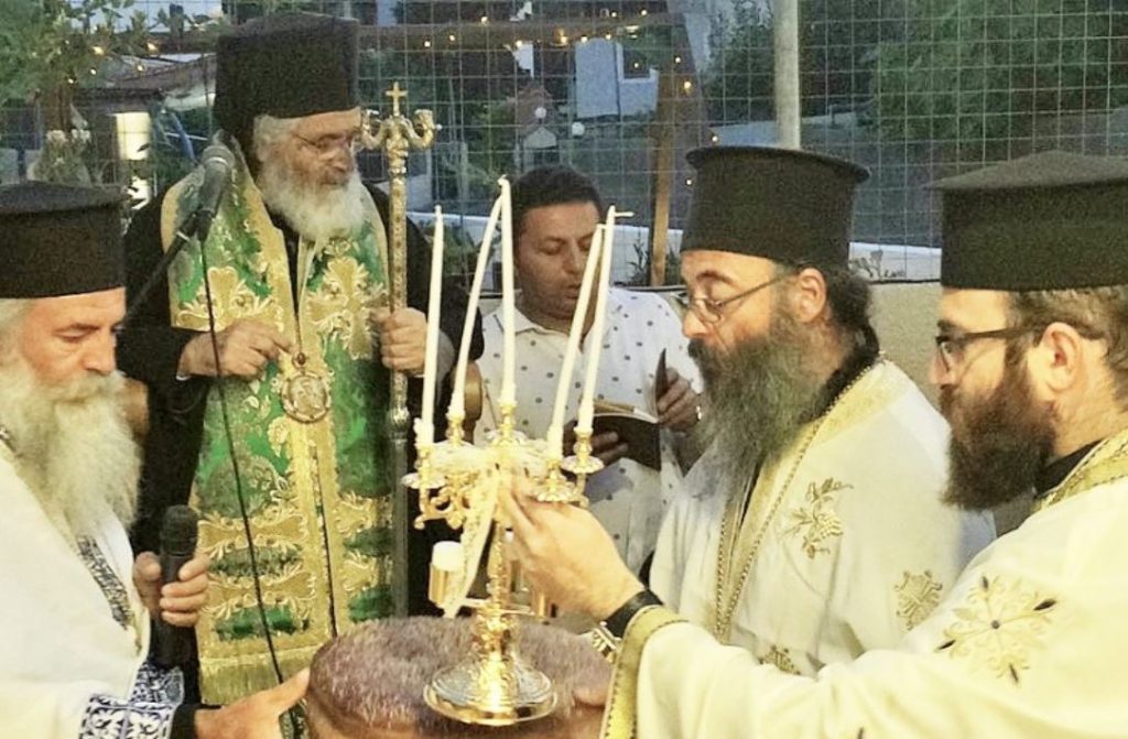 Θυρανοίξια ναού της Αγίας Κυριακής στην Μονή Αναλήψεως Καλύμνου